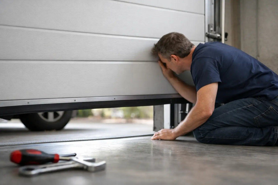 Waarom uw garagepoort niet sluit en wat u doet