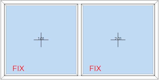 PVC-Doppelverglasung