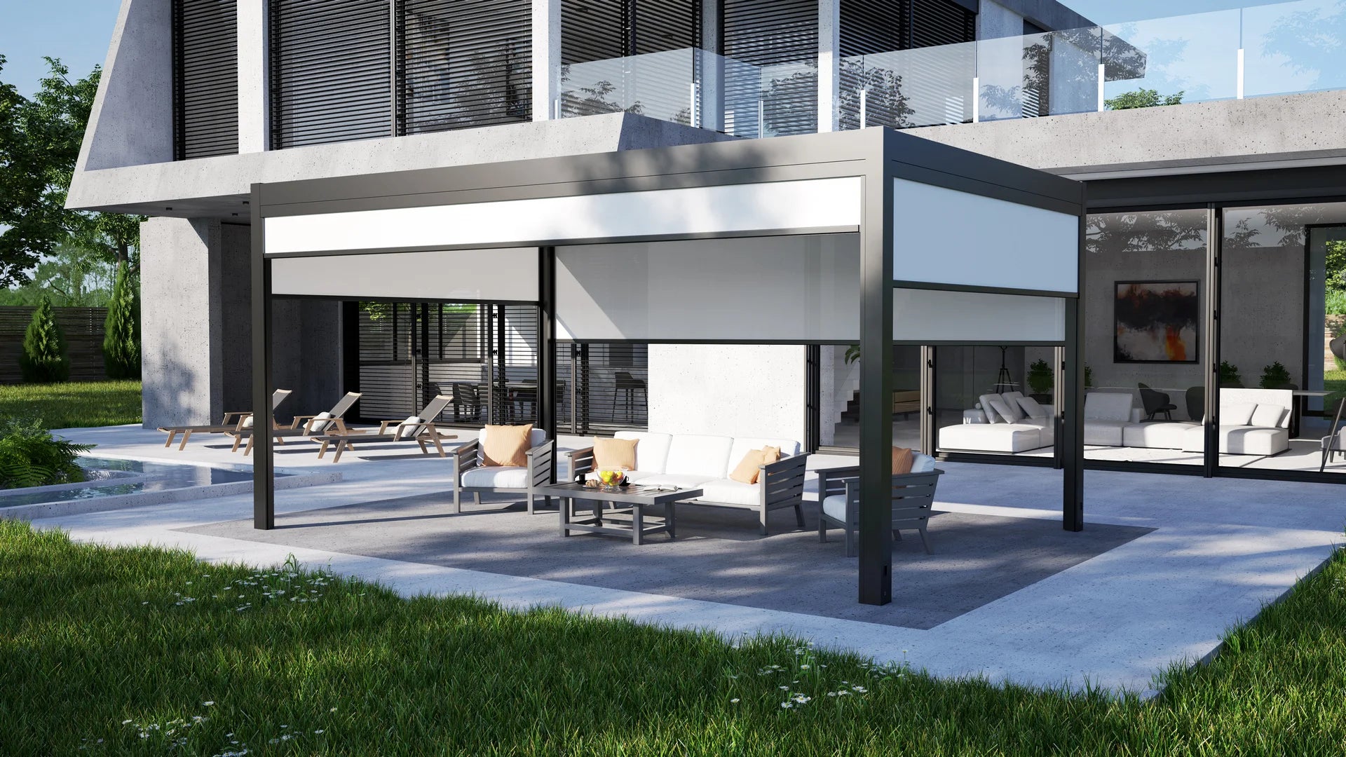 Pergola – Typ F Lamellen